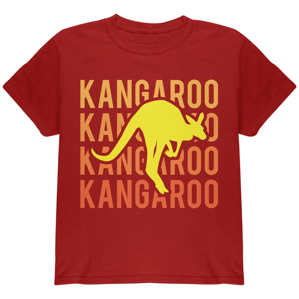 Kangaroo Stacked Repeat Youth T Shirt –