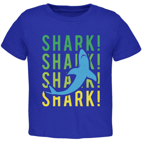 Shark Stacked Repeat Toddler T Shirt