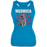 4th Of July Meowica America Patriot Cat Juniors Soft Tank Top