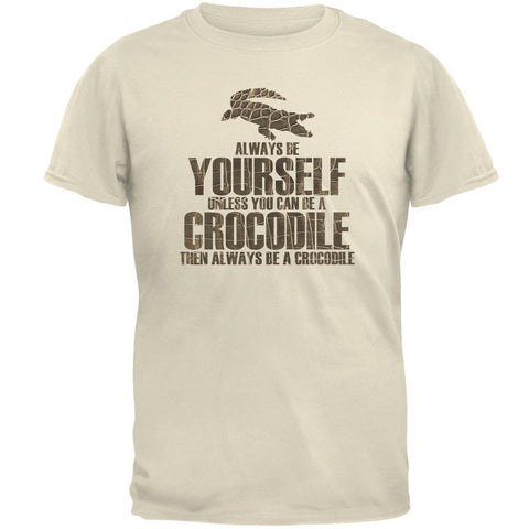 Always Be Yourself Crocodile Mens T Shirt