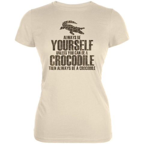 Always Be Yourself Crocodile Juniors Soft T Shirt