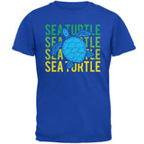 Sea Turtle Stacked Repeat Mens T Shirt