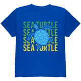 Sea Turtle Stacked Repeat Youth T Shirt