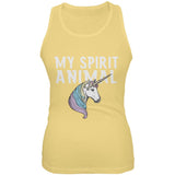 My Spirit Animal Unicorn Juniors Soft Tank Top