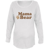 Mother's Day Mama Bear Maternity Soft Long Sleeve T Shirt
