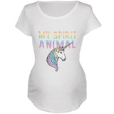 My Spirit Animal Unicorn Maternity Soft T Shirt