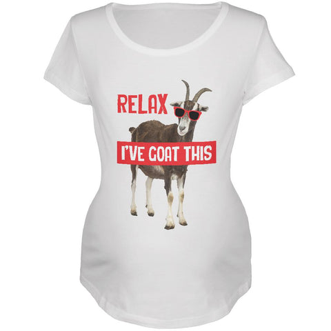 Relax I've Got Goat This Funny Maternity Soft T Shirt