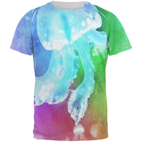 Squishy Baby Jellyfish Rainbow All Over Mens T Shirt