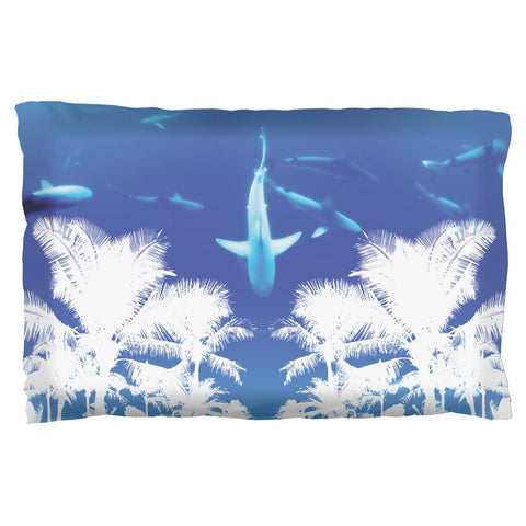 Summer Shark Beach Party Pillow Case