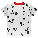 Kids Halloween Costume Dalmatian with Red Collar All Over Youth T Shirt - back