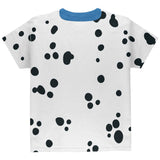 Halloween Dalmatian Costume Blue Collar All Over Youth T Shirt