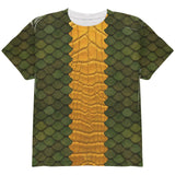 Halloween Green Dragon Costume All Over Youth T Shirt