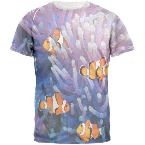 Clownfish Sea Anemone Mens T Shirt