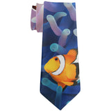 Clownfish Sea Anemone All Over Neck Tie