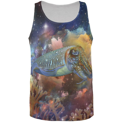 Cuttlefish In Space All Over Mens Tank Top
