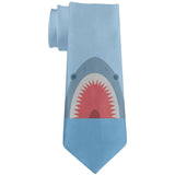 Cute Fun Shark Attack All Over Neck Tie