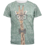 Giraffe Geek Math Formulas Mens T Shirt