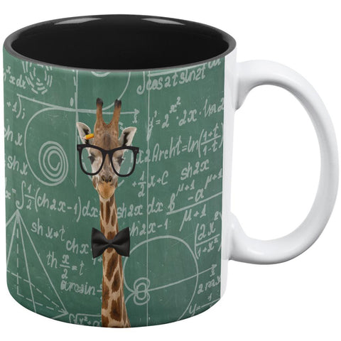 Giraffe Geek Math Formulas All Over Coffee Mug