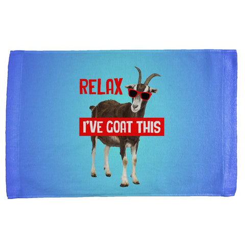 Relax I've Goat Got This All Over Hand Towel