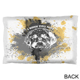 I Shih Tzu Not Funny Splatter Grunge Pillow Case