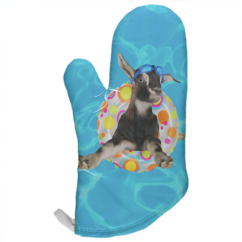 Whatever Floats Your Goat All Over Oven Mitt