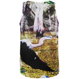 Great Blue Heron Abstract Paint All Over Mens Tank Top