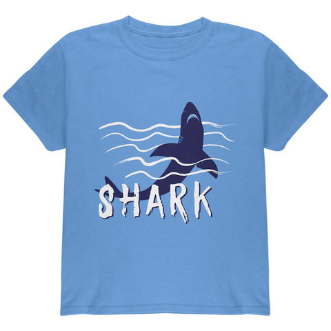 Summer Sun Shark Rising Waves Youth T Shirt