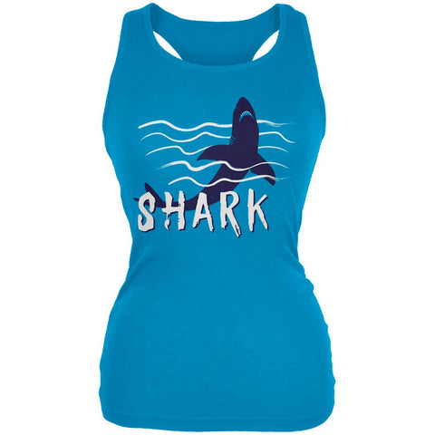 Summer Sun Shark Rising Waves Juniors Soft Tank Top