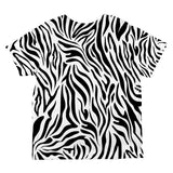 Zebra Stripes Pattern All Over Toddler T Shirt