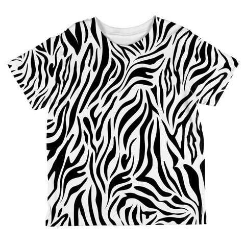 Zebra Stripes Pattern All Over Toddler T Shirt