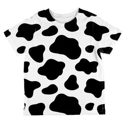 Dairy Cow Pattern All Over Toddler T Shirt