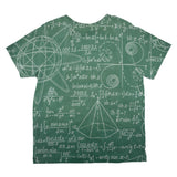 Graduation Giraffe Math Geek Formulas All Over Toddler T Shirt