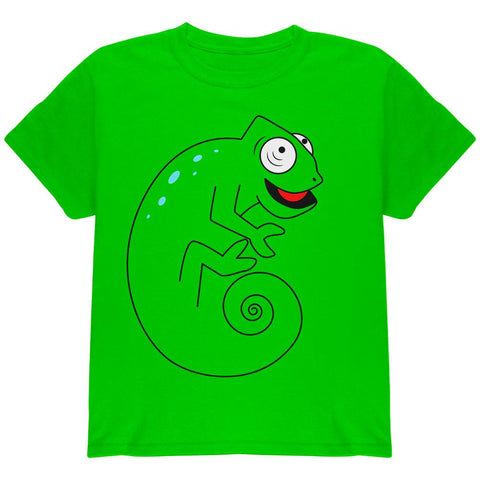 Chameleon Spiral Tail Youth T Shirt