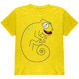 Chameleon Spiral Tail Youth T Shirt