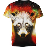 Galaxy Trash Panda Raccoon All Over Mens T Shirt