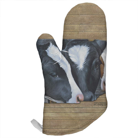 Queens of the Dairy Farm Cows All Over Oven Mitt