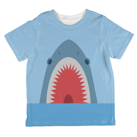 Cute Shark Attack All Over Toddler T Shirt