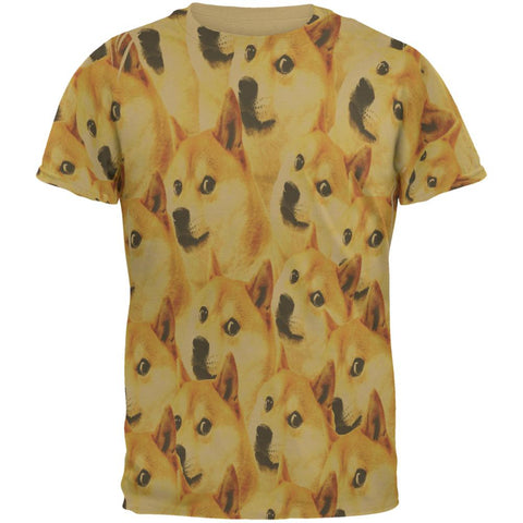 Happy Dog Doge Meme Mens T Shirt