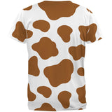 Halloween Costume Brown Spot Cow All Over Mens T Shirt