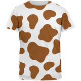Halloween Costume Brown Spot Cow All Over Mens T Shirt