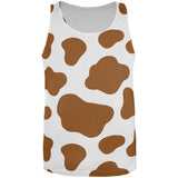 Halloween Costume Brown Spot Cow All Over Mens Tank Top