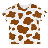 Halloween Costume Brown Spot Cow All Over Toddler T Shirt