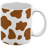 Brown Spot Cow All Over Coffee Mug