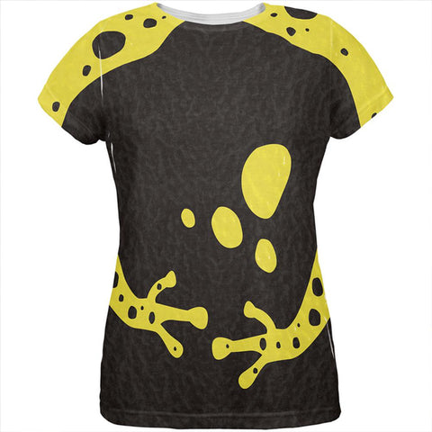 Yellow Banded Poison Dart Frog Costume All Over Womens T Shirt