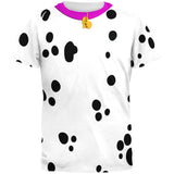 Valentine's Day Dog Dalmatian Costume Pink Collar Be Mine All Over Mens T Shirt