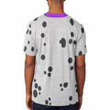 Mardi Gras Dog Dalmatian Costume Purple Collar Fleur De Lis All Over Mens T Shirt