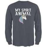 My Spirit Animal Unicorn Mens Long Sleeve T Shirt