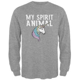 My Spirit Animal Unicorn Mens Long Sleeve T Shirt