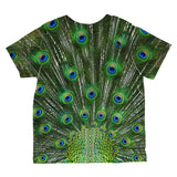 Halloween Peacock Feathers Costume All Over Toddler T Shirt