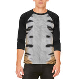 Halloween Costume Tiger Costume Mens Raglan T Shirt